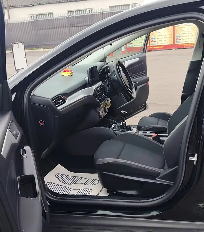 Taxi interior